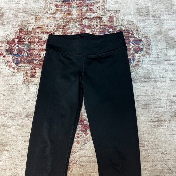 90 Degrees by Reflex Kids Girls Black Leggings Size Large  (12) In Great Shape! - Picture 2 of 4